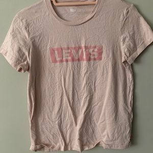 Pink Levi’s shirt
